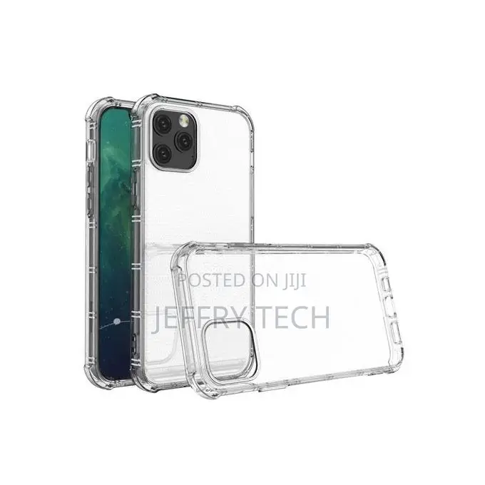 iPhone 12 Straight Edge Dual Bone-Bits TPU Clear Case
