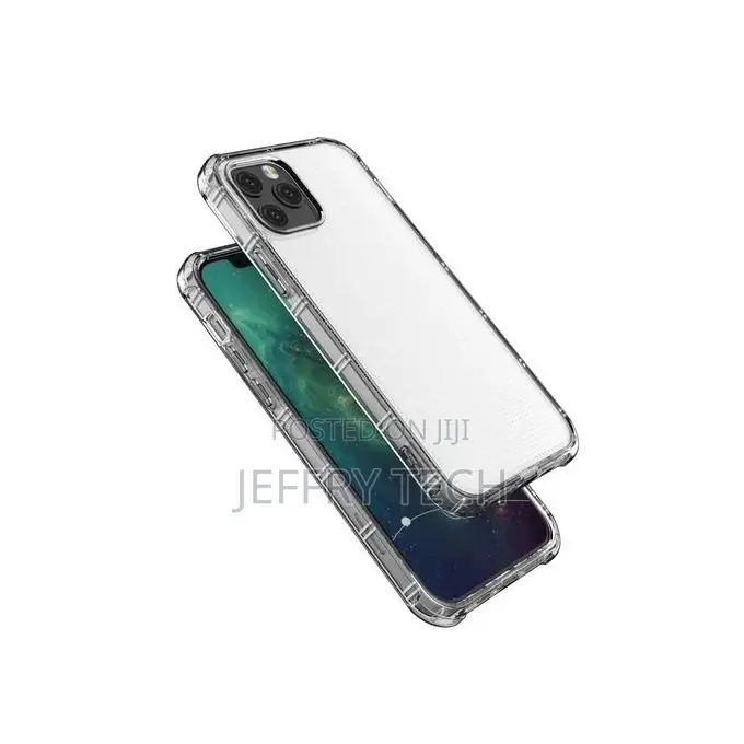 iPhone 12 Straight Edge Dual Bone-Bits TPU Clear Case