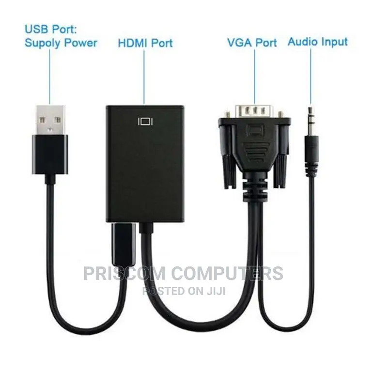 Vga to Hdmi Cable Converter Adapter