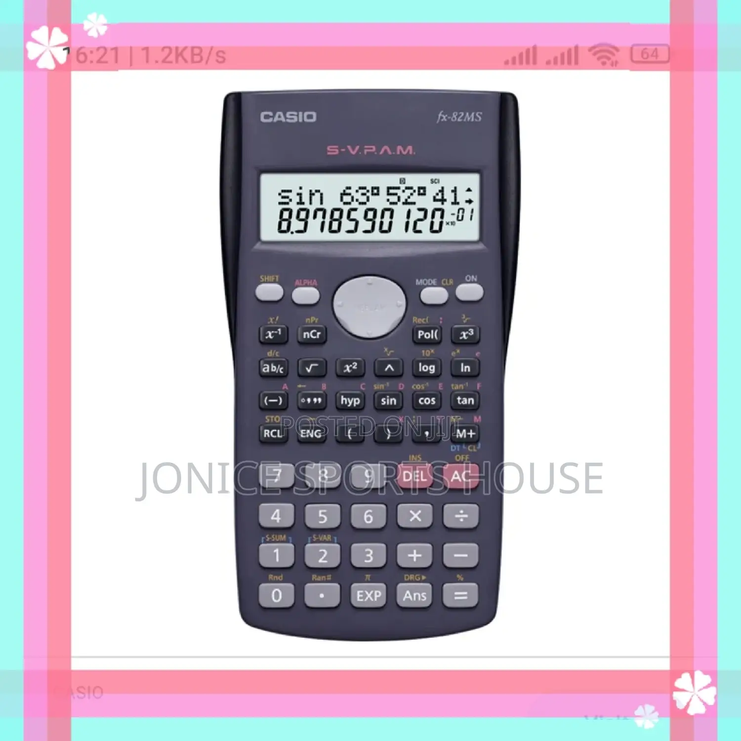Double Line Scientific Calculator
