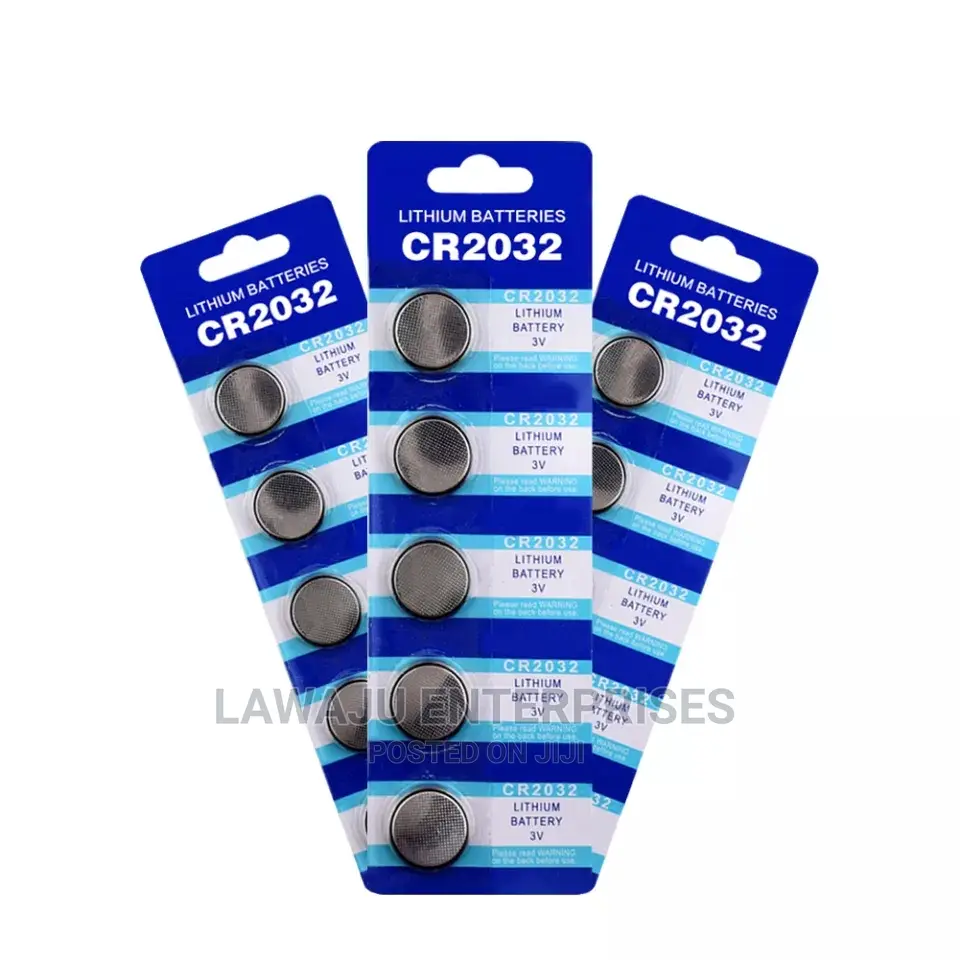 5pc Button Battery 3V Lithium CR 2032