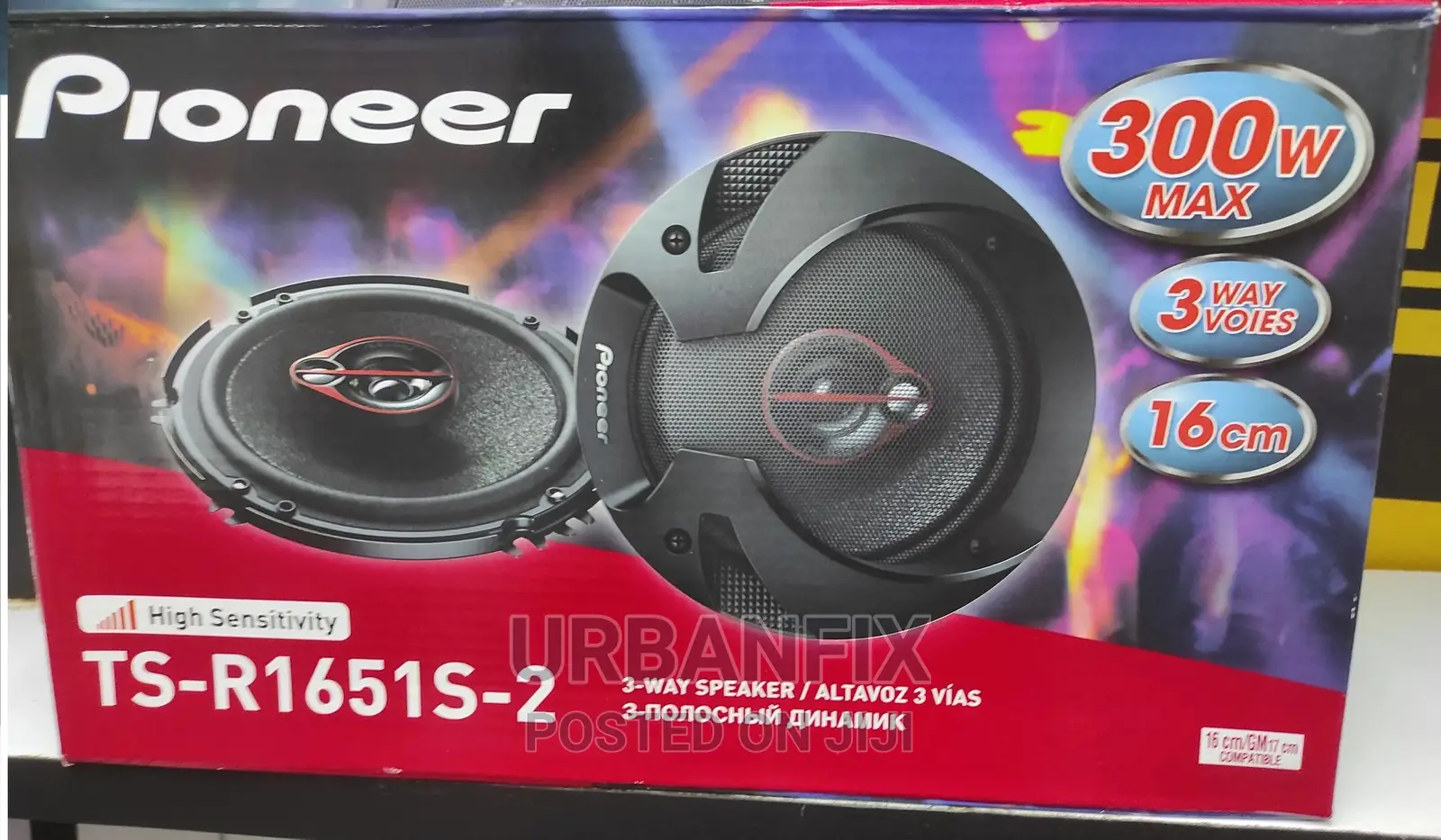 Pioneer 300 Watts 6 Inch Speakers TS-R1651S