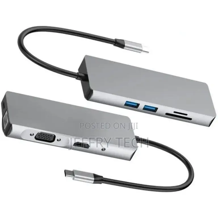 8-In-1 USB C Docking Station / USB Type C Port Replicator –