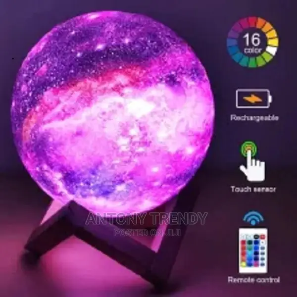D Moon Lamp White Noise Night Light.