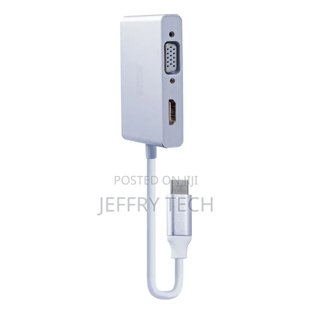 2B (Cv146) Type C Male to VGA - HDMI - Dvi - Usb3