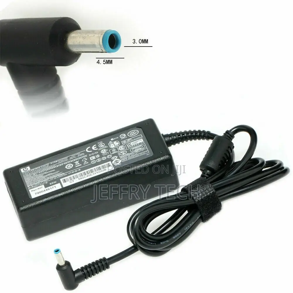 HP Pavilion Blue Laptop Charger Adapter for Pin 3.33A 65W 19