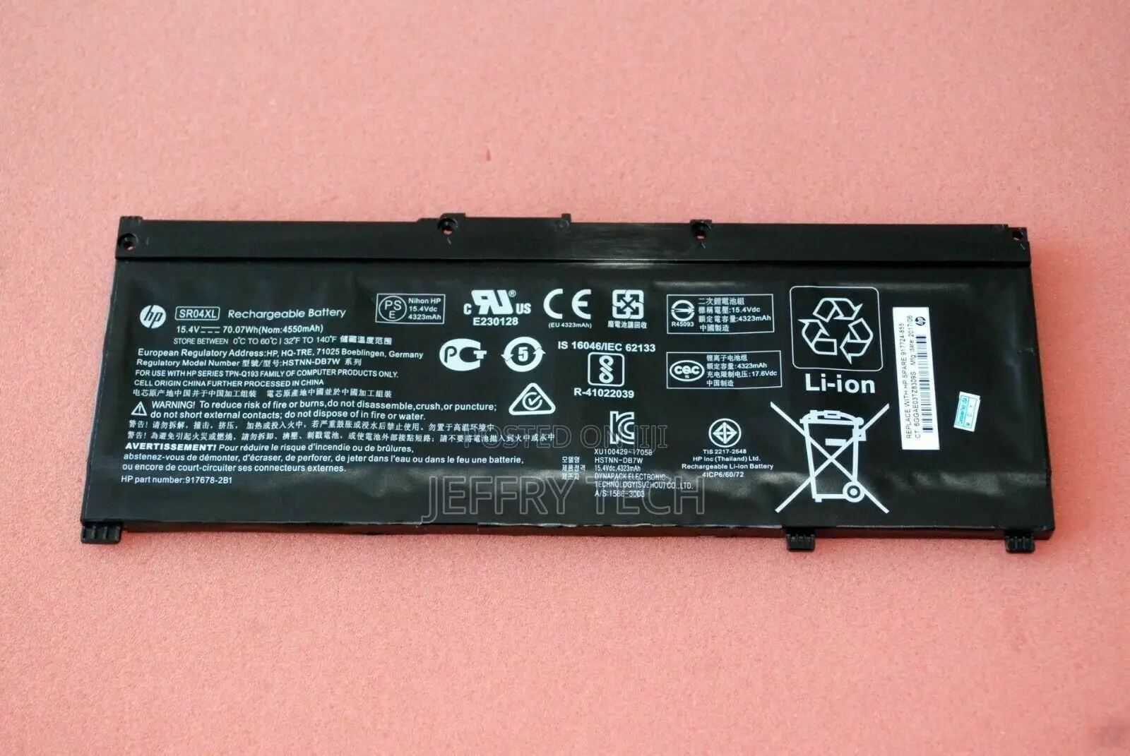Sr04xl Battery 917724-855 for HP Omen 15-Ce 15-Ce011dx Hstnn