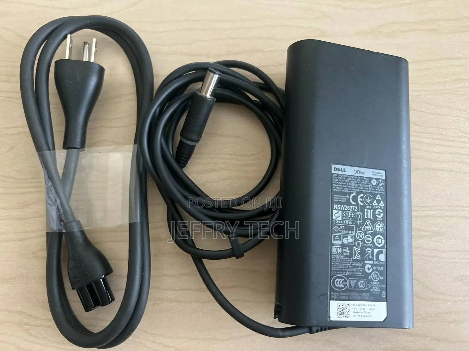 Dell Slim 90W AC Adapter La90pm130 19.5V 4.62A 6C3W2 Power S