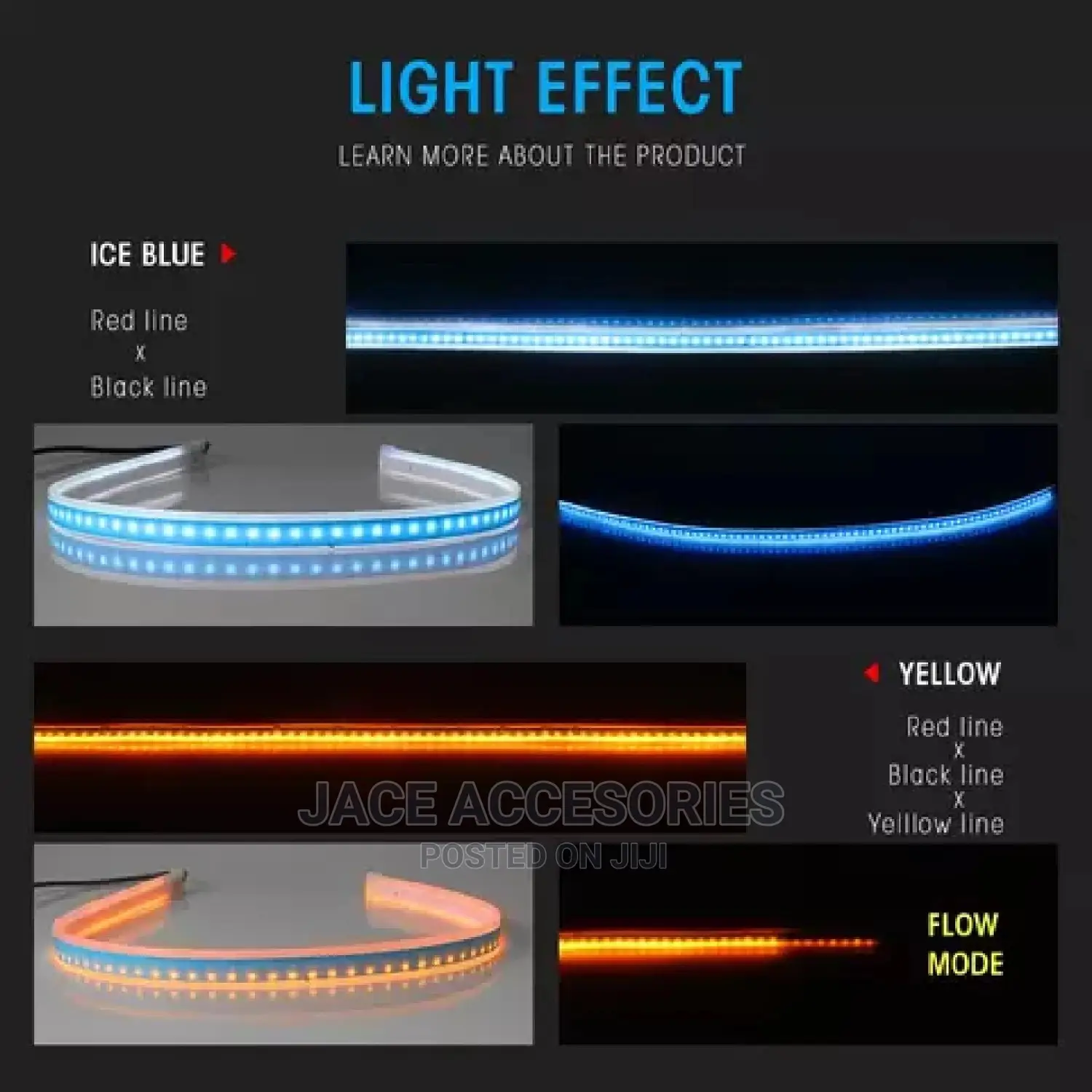 Cool Day Running Strip Lights for Headlight