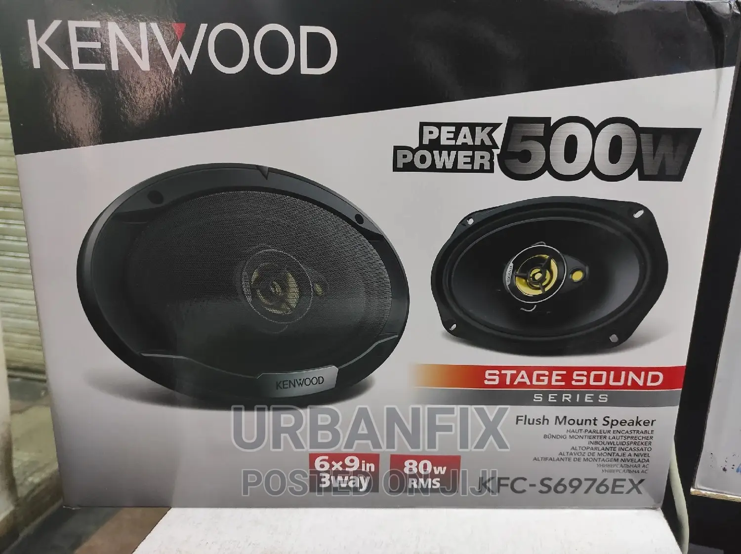 Kenwood 500watts Oval Midrange Speakers
