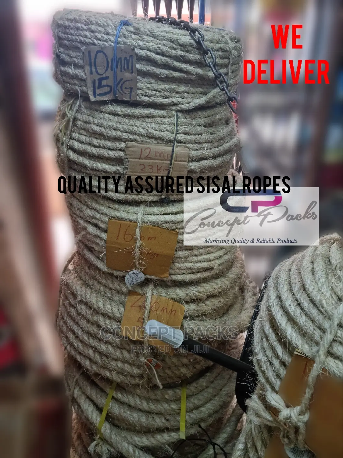 12mm X 100mtr Sisal Rope