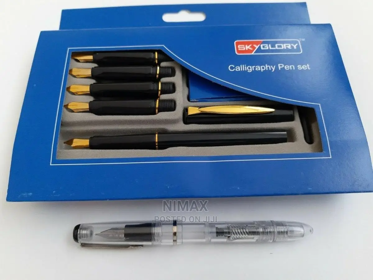 Calligraphy Fountain Pen Set 6 Leads
