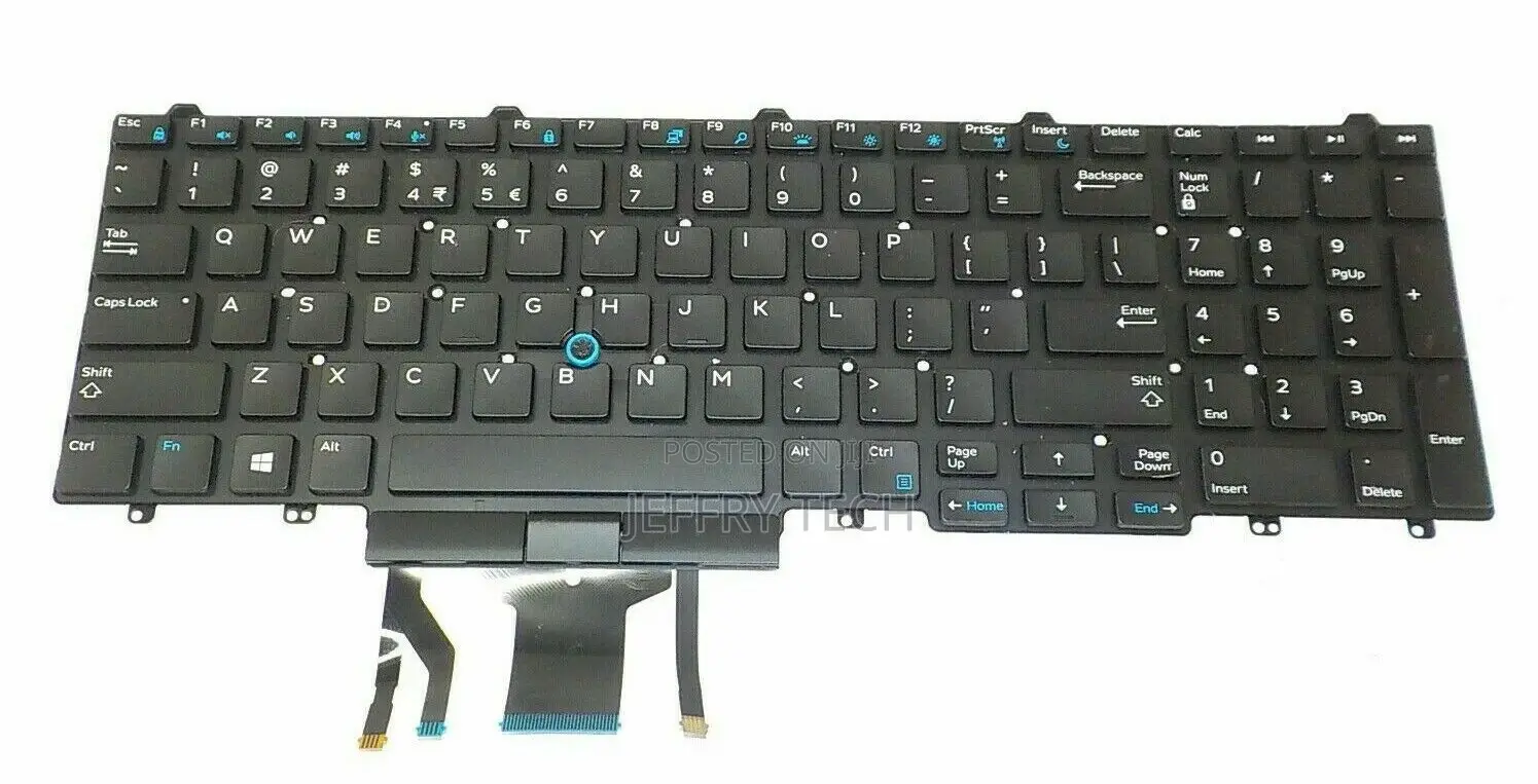Dell Latitude E5550 / Precision 15 3510 US Backlit Keyboard