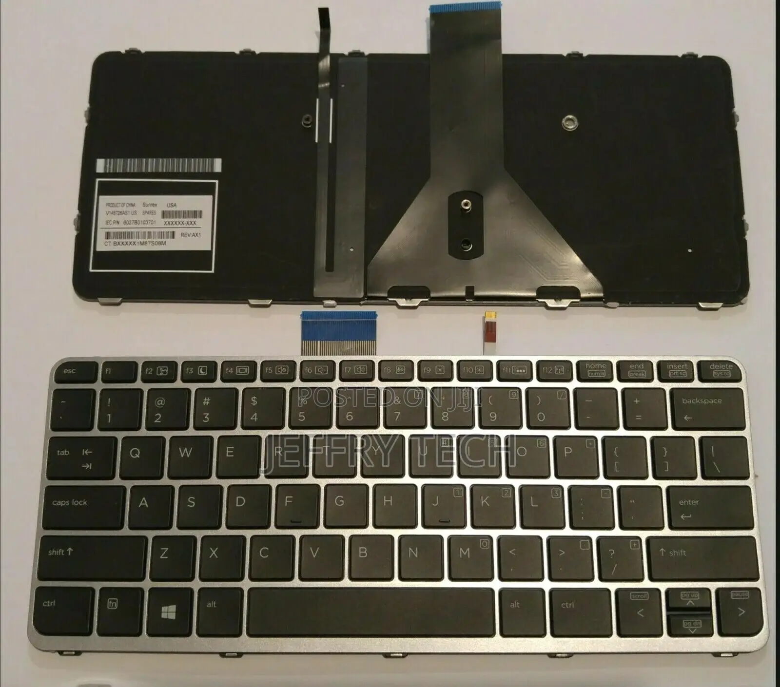HP Elitebook Folio 1020 G1 M-5y71 804214-001 KEYBOARD US Bac