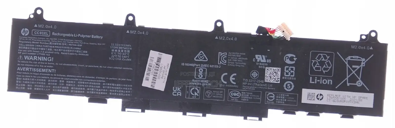 Battery HP Elitebook 830 G7 Cc03xl A