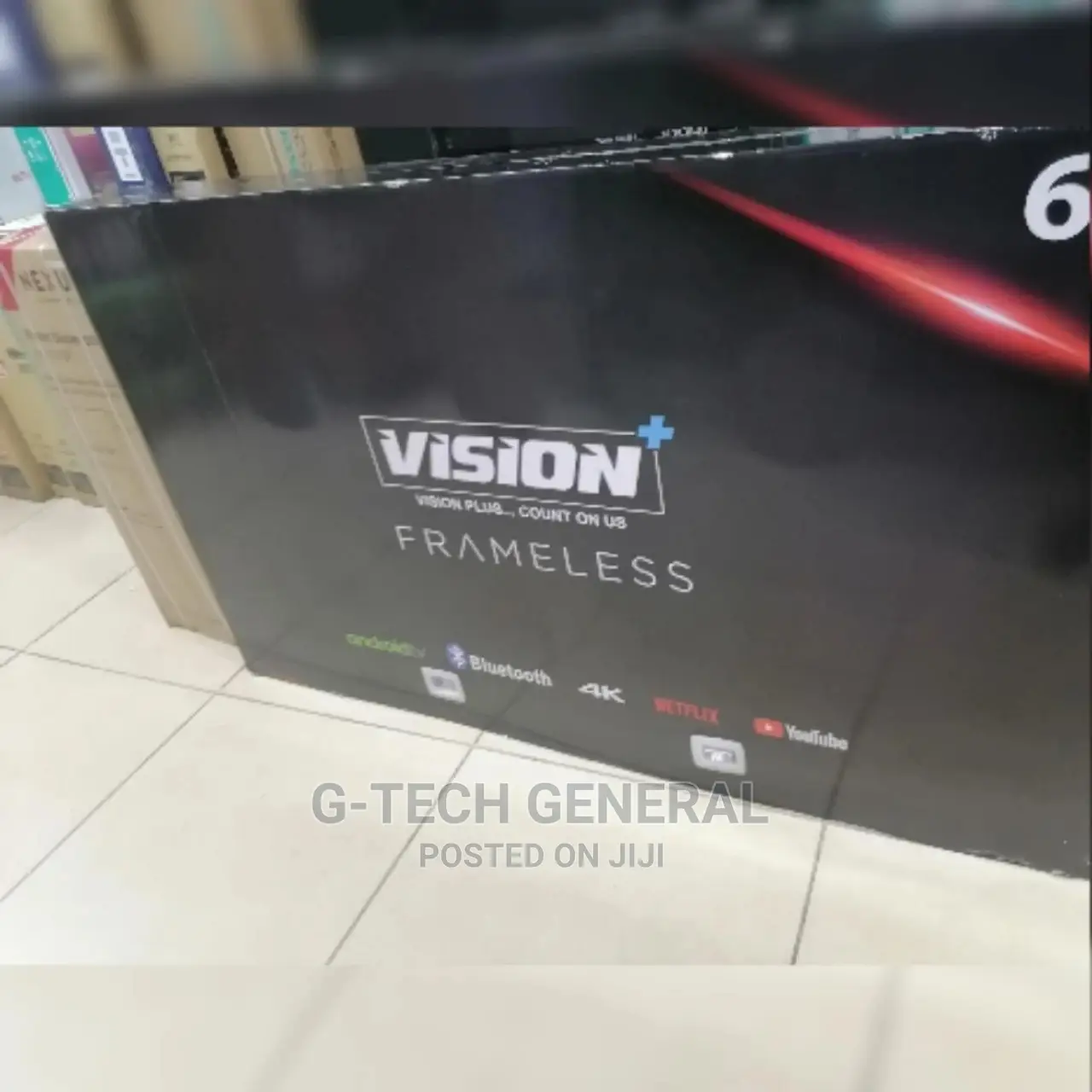 Vision Plus 65" Frameless Ultra Hd Smart Tv