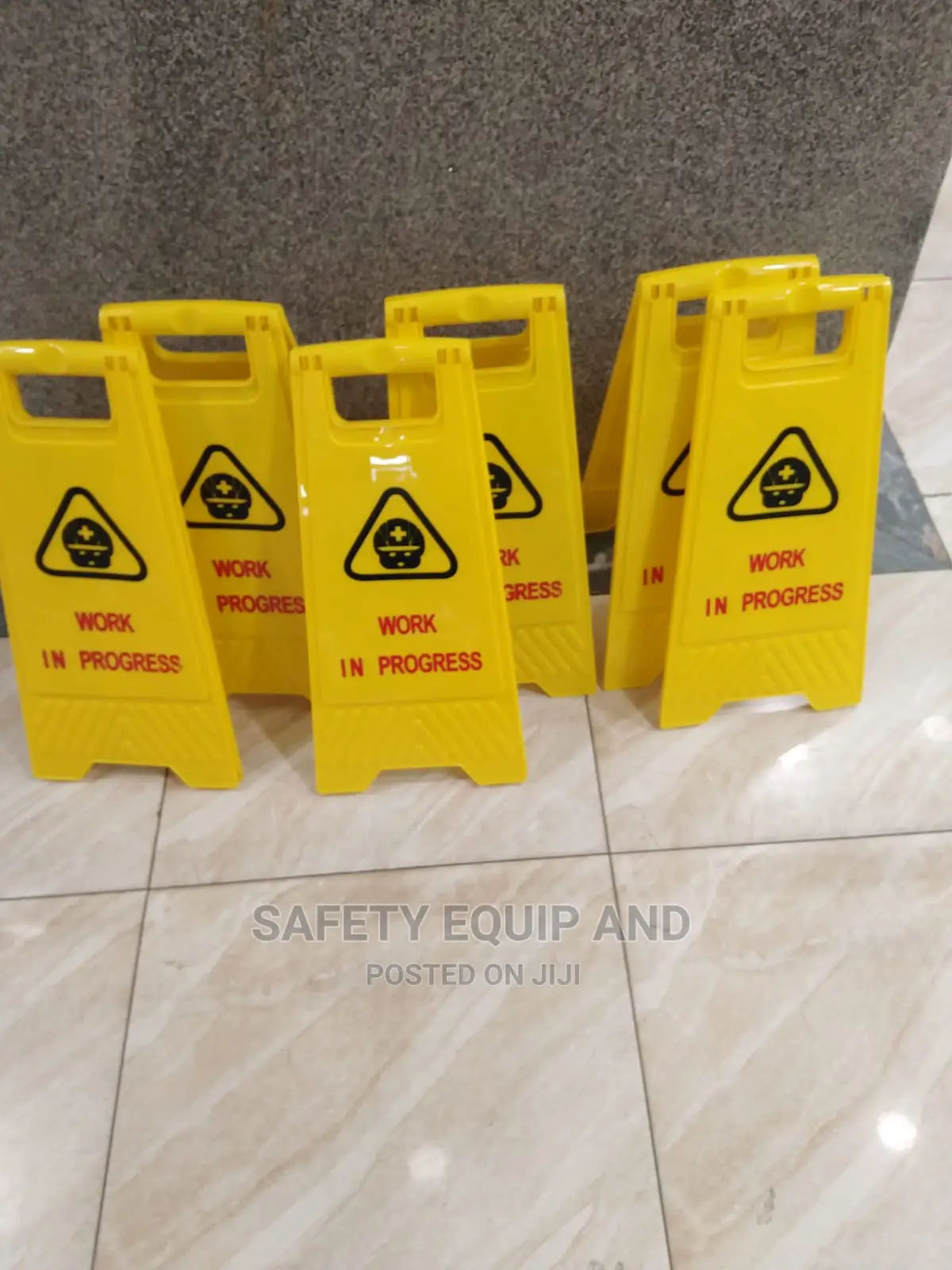 Cleaning in Progress Caution Signage