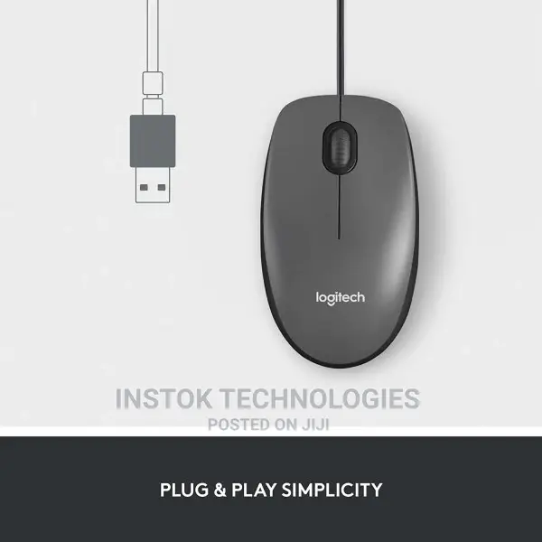 Logitech M100 Corded (Wired) USB Mouse
