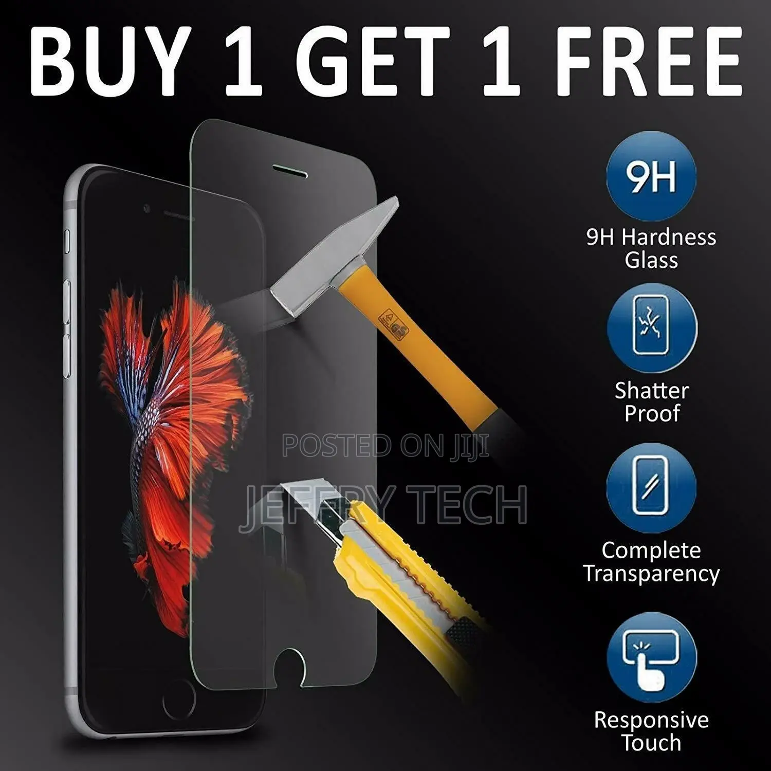 Huawei Yseries 9hhardness Tempered Glass Screen Protector Bu