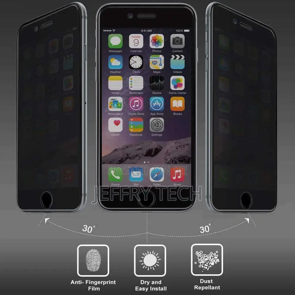 Privacy Tempered Glass HD Screen Guard for iPhone 6/6s