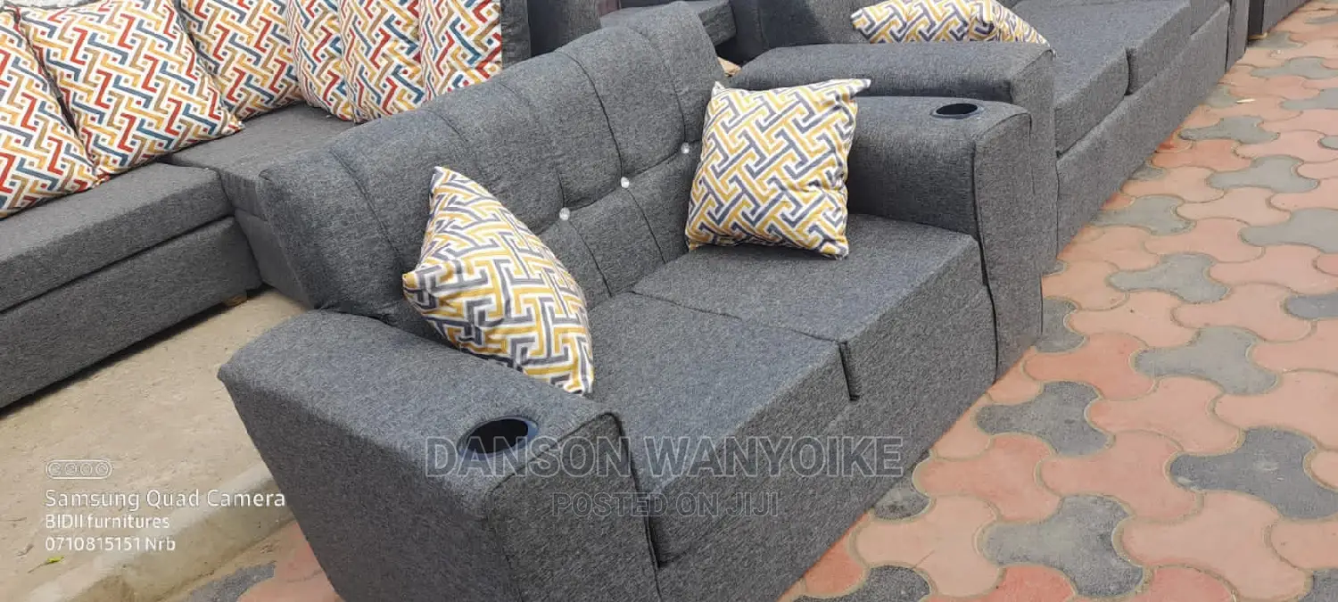 Two Seater Sofa With Cups for Sale