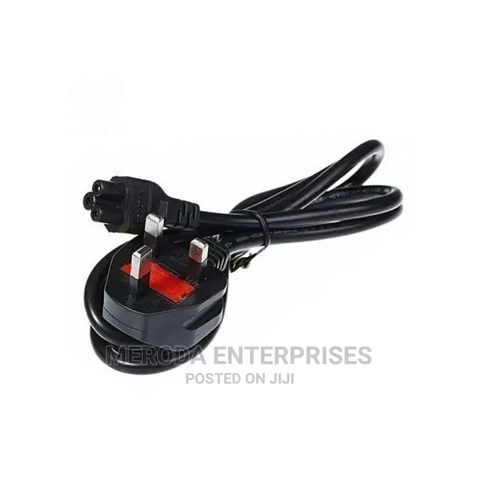 Power Cable for Laptop Charger - 1.5M - Black.
