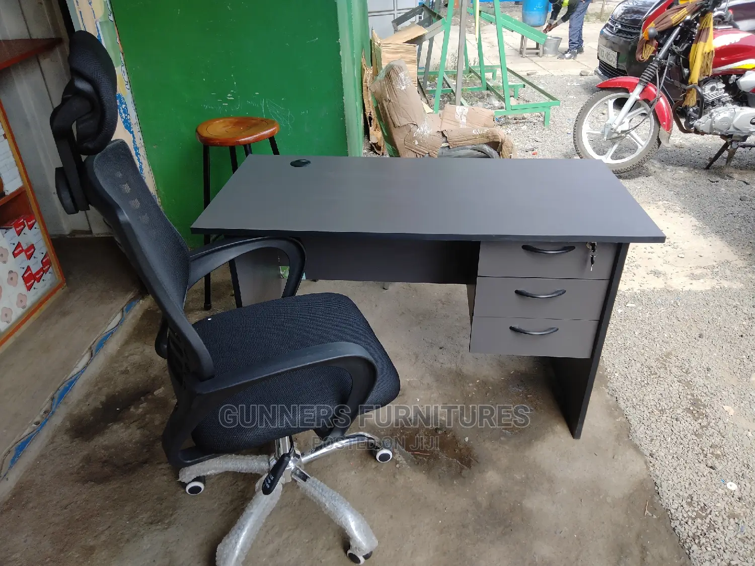 Office Desk and Chair Set.