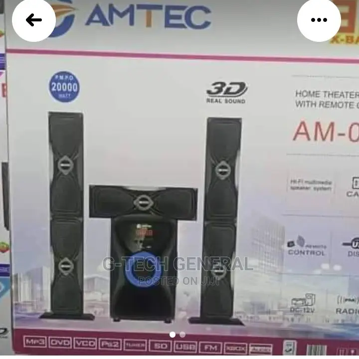 Amtec Am-720 Powerful Home Theatre System Bt/Usb/Aux