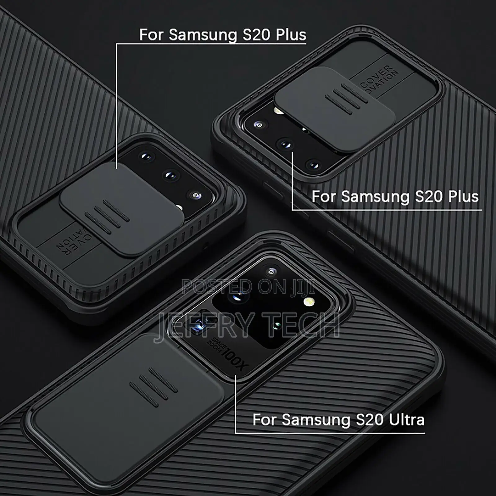 Camera Slide Cover Phone Case for Samsung Galaxy S20/S20plu