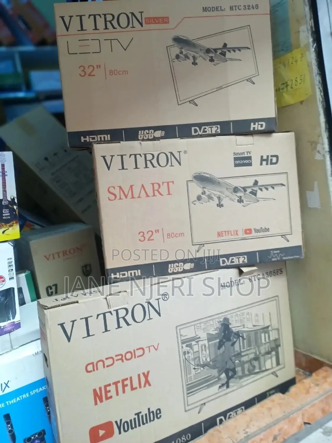 Smart 43 Inches Vitron Android  Tv Frameless