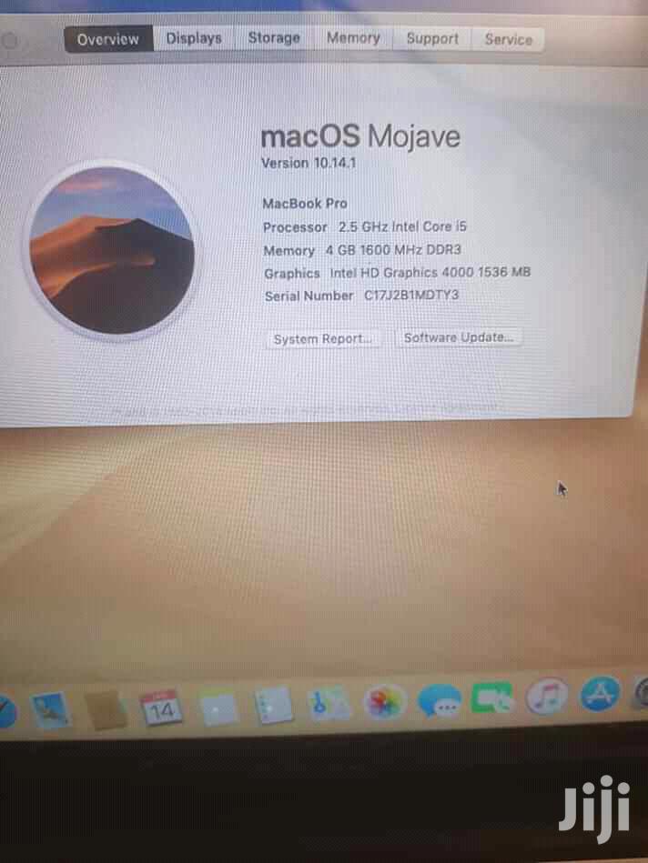Laptop Apple MacBook Pro 4GB Intel Core i5 HDD 500GB