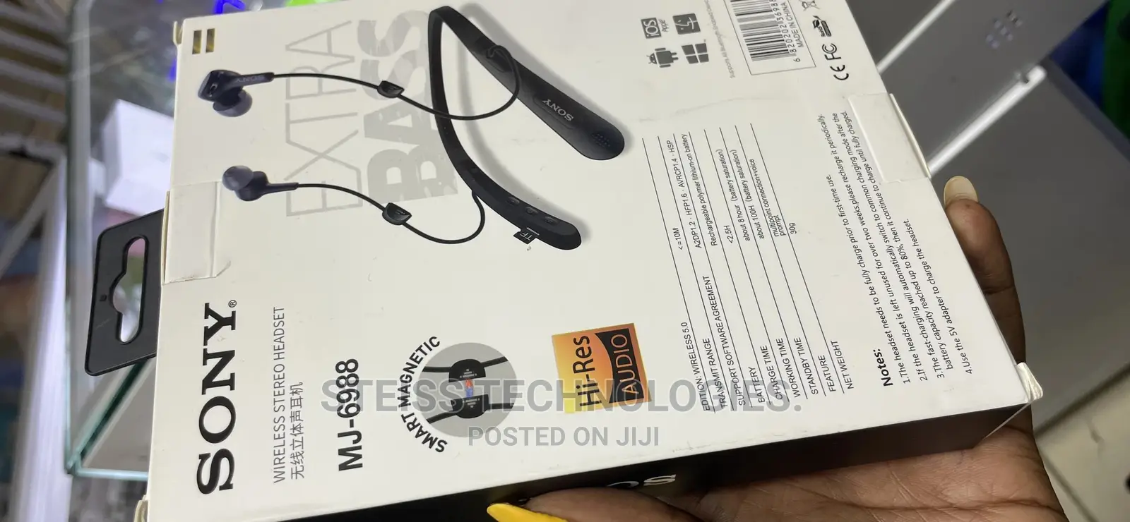 Sony Wireless Headset.