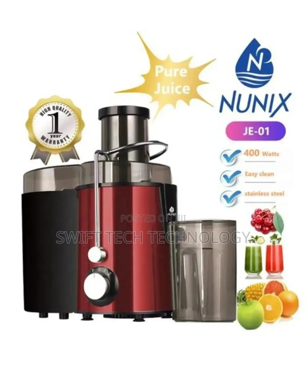 Nunix Pure Juice Extractor