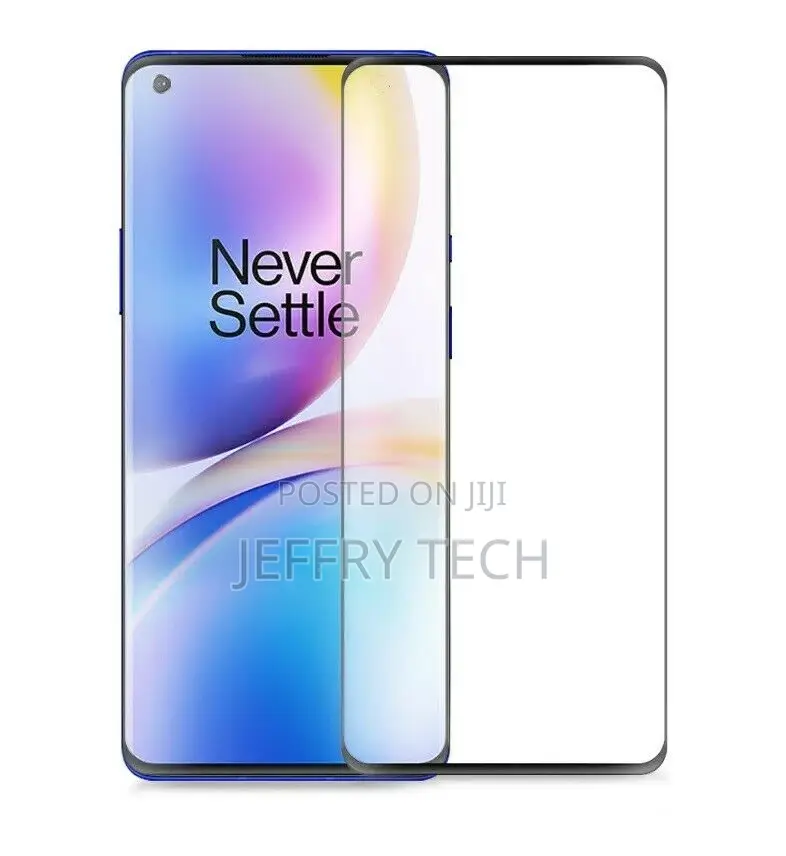 Oneplus 8 Pro / 5G Tempered Glass Screen Protector Full Cove