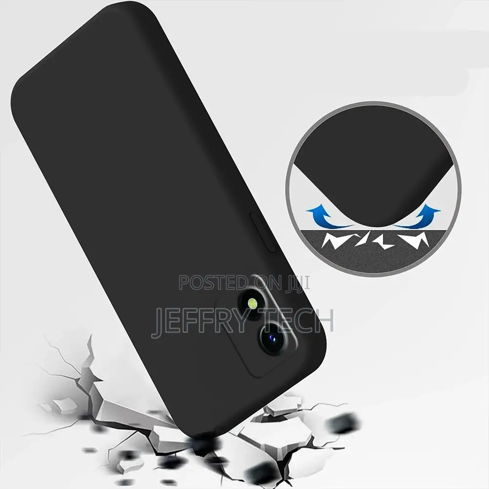 Silicone Lite Case for Vivo Y01, Black