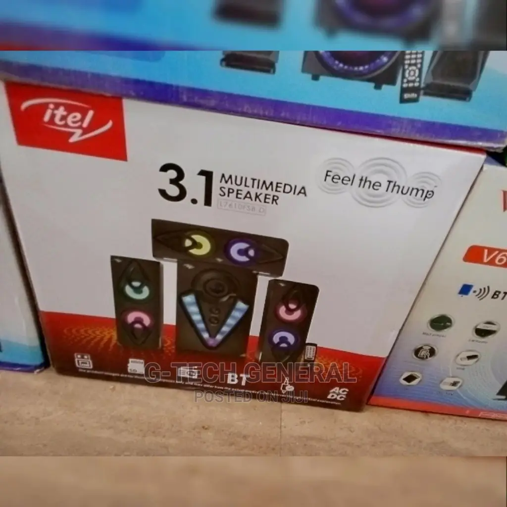 Itel 3.1ch Subwoofer Speakers