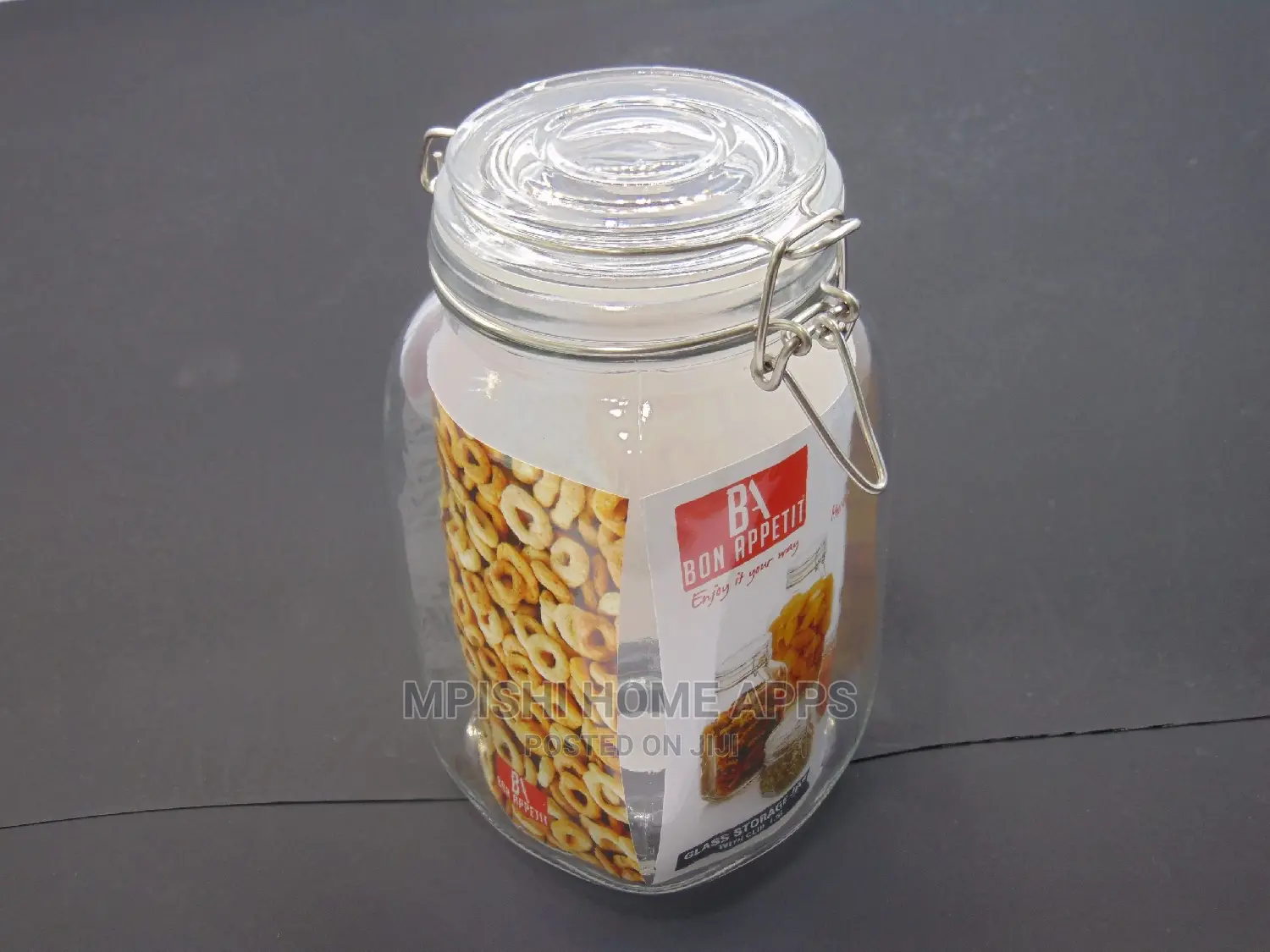 Glass Clip Jar