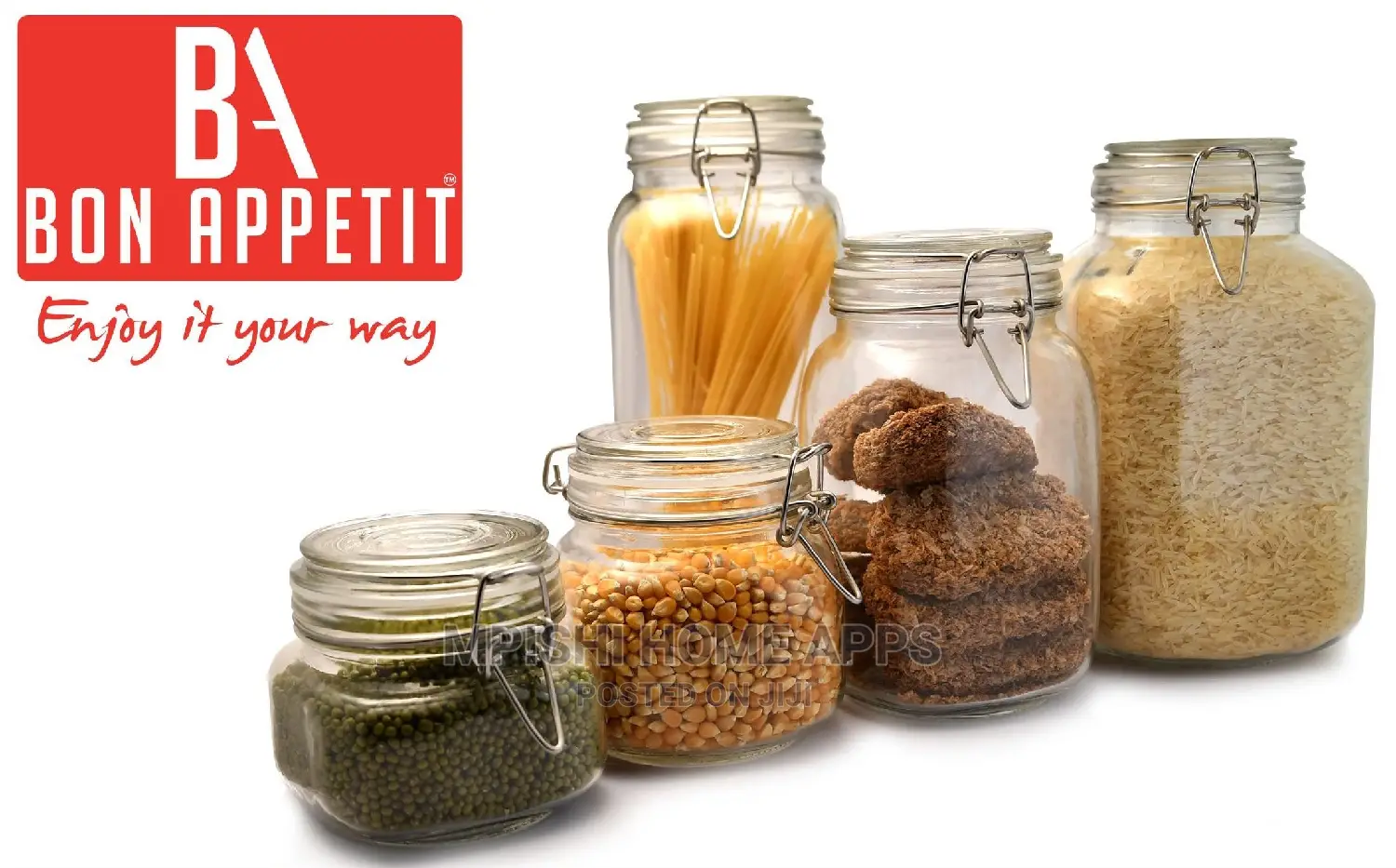 Glass Clip Jar