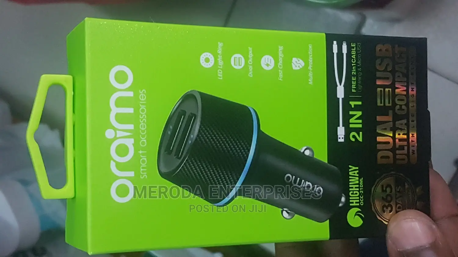 Dual Usb Oraimo Car Charger