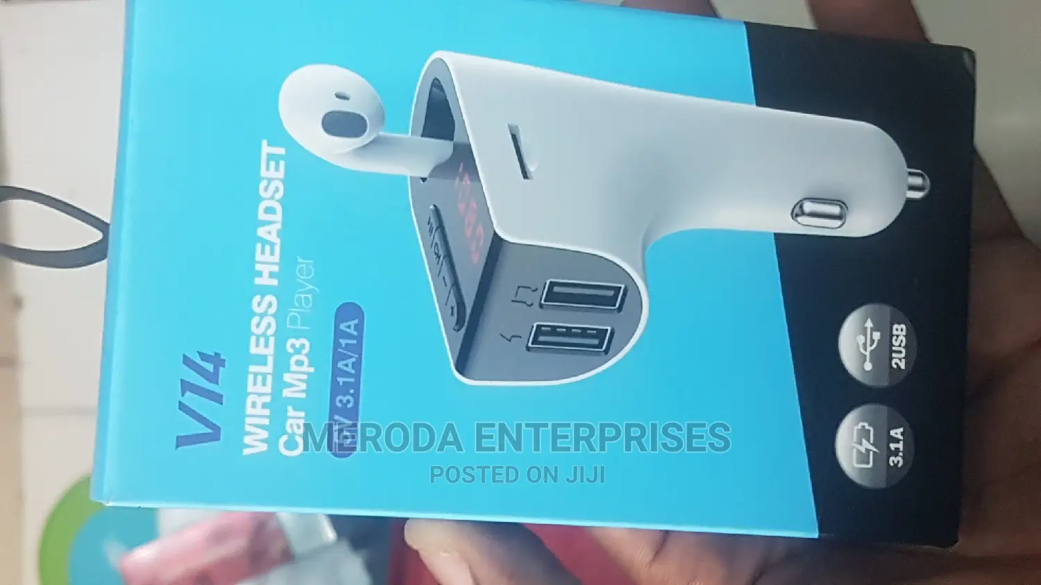 5v Wireless Headset Car Mp3 Player