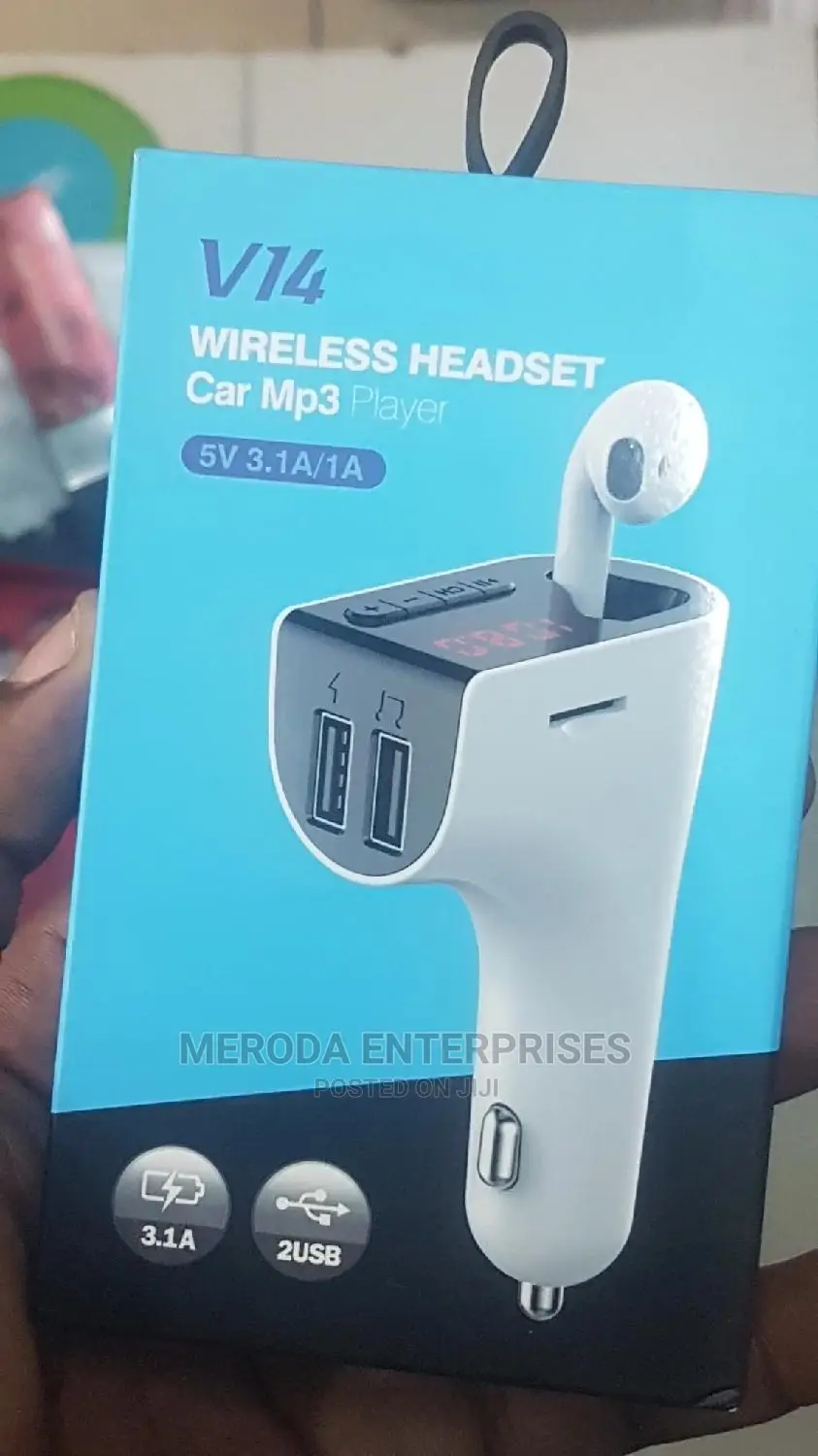 5v Wireless Headset Car Mp3 Player