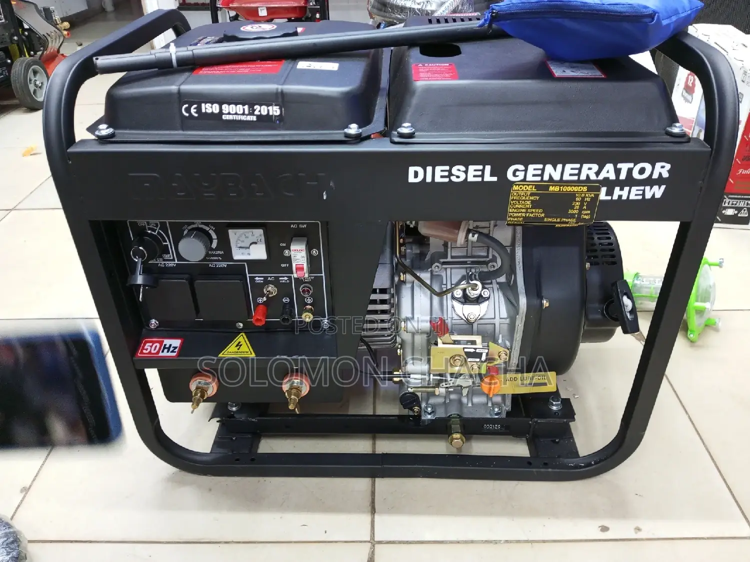Maybach Welder 10kva Deisel Generator