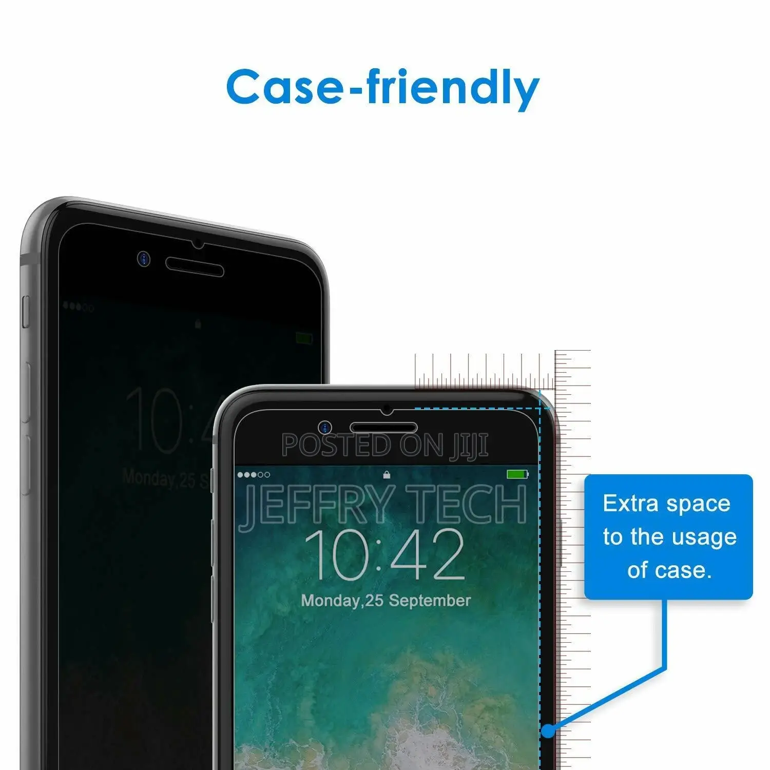 Privacy Anti-Spy Glass Screen for iPhone 6 Plus / 6S Plus