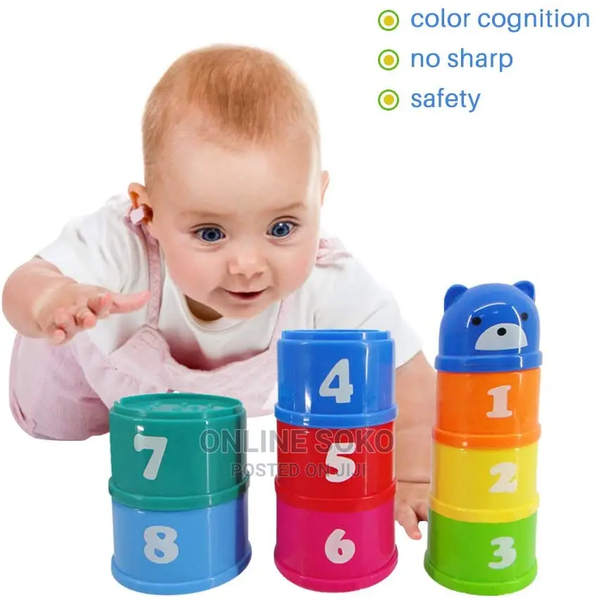Kids Stacking Nesting Cups Early Educational Baby Toys