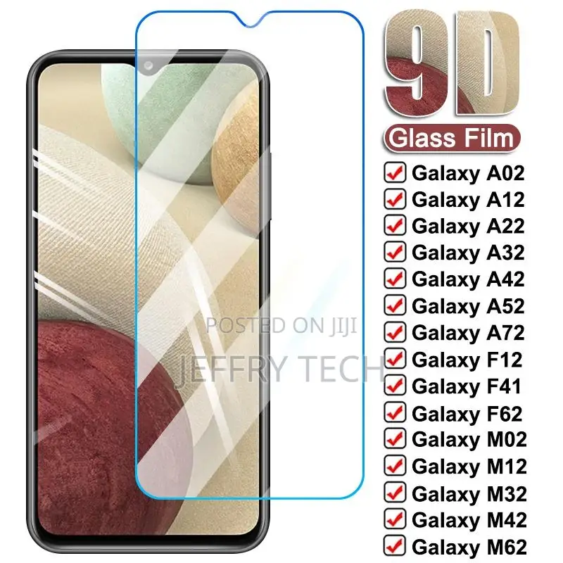 9D Protective Glass for Samsung Galaxy A02 A12 A22 A32 A42 A