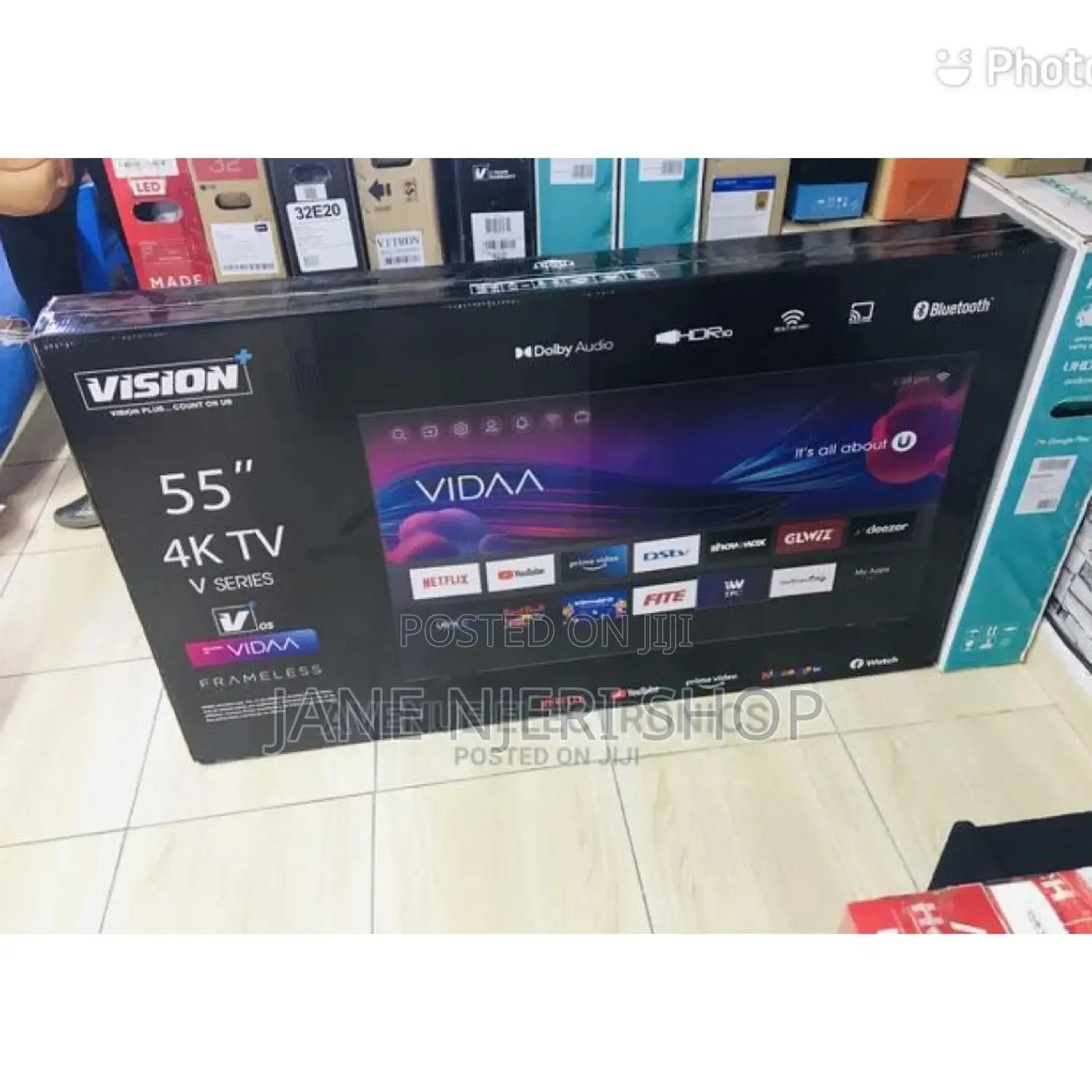 Flameless 55 Inches Smart