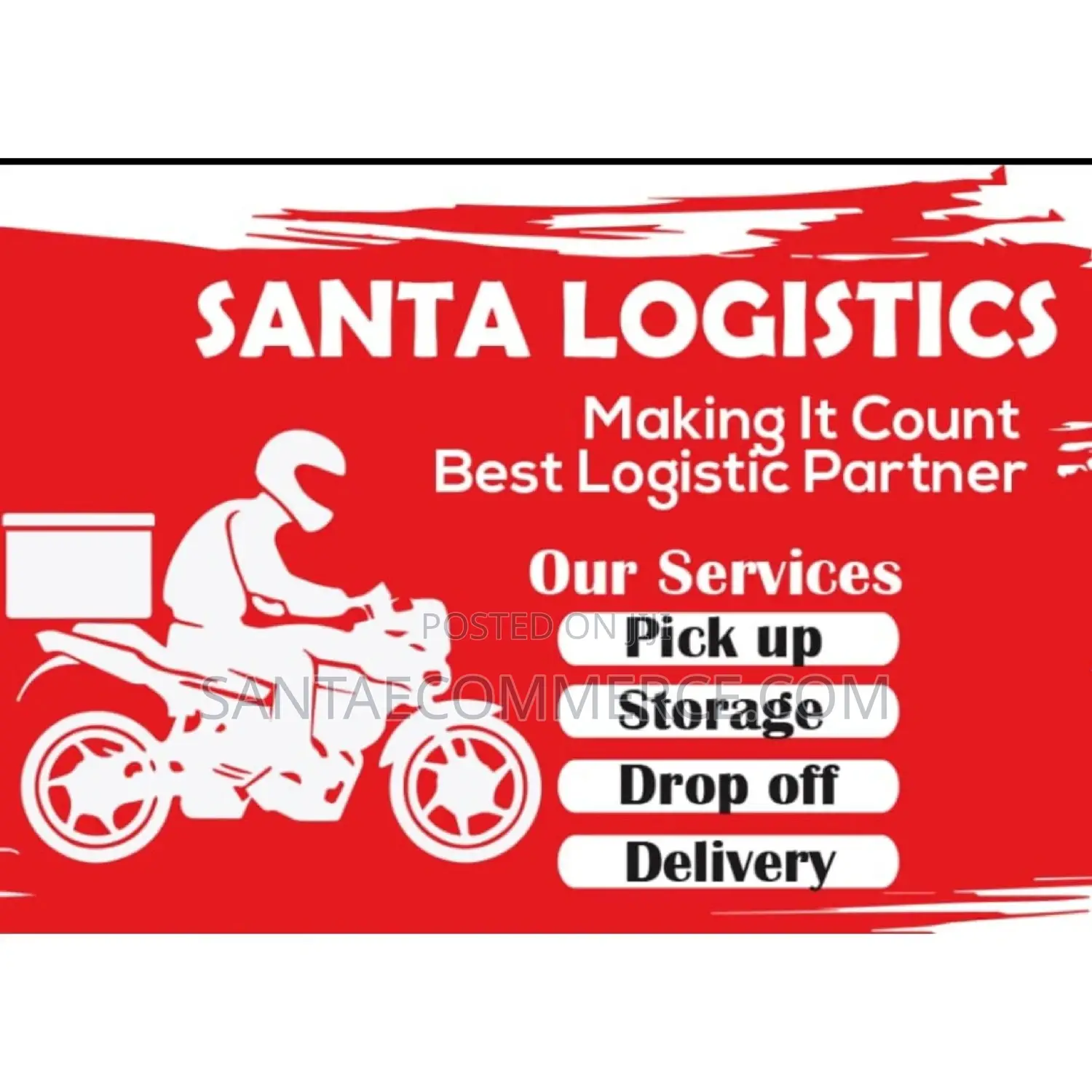 Goods and Parcels Delivery, Courier Riders and Goods Storage