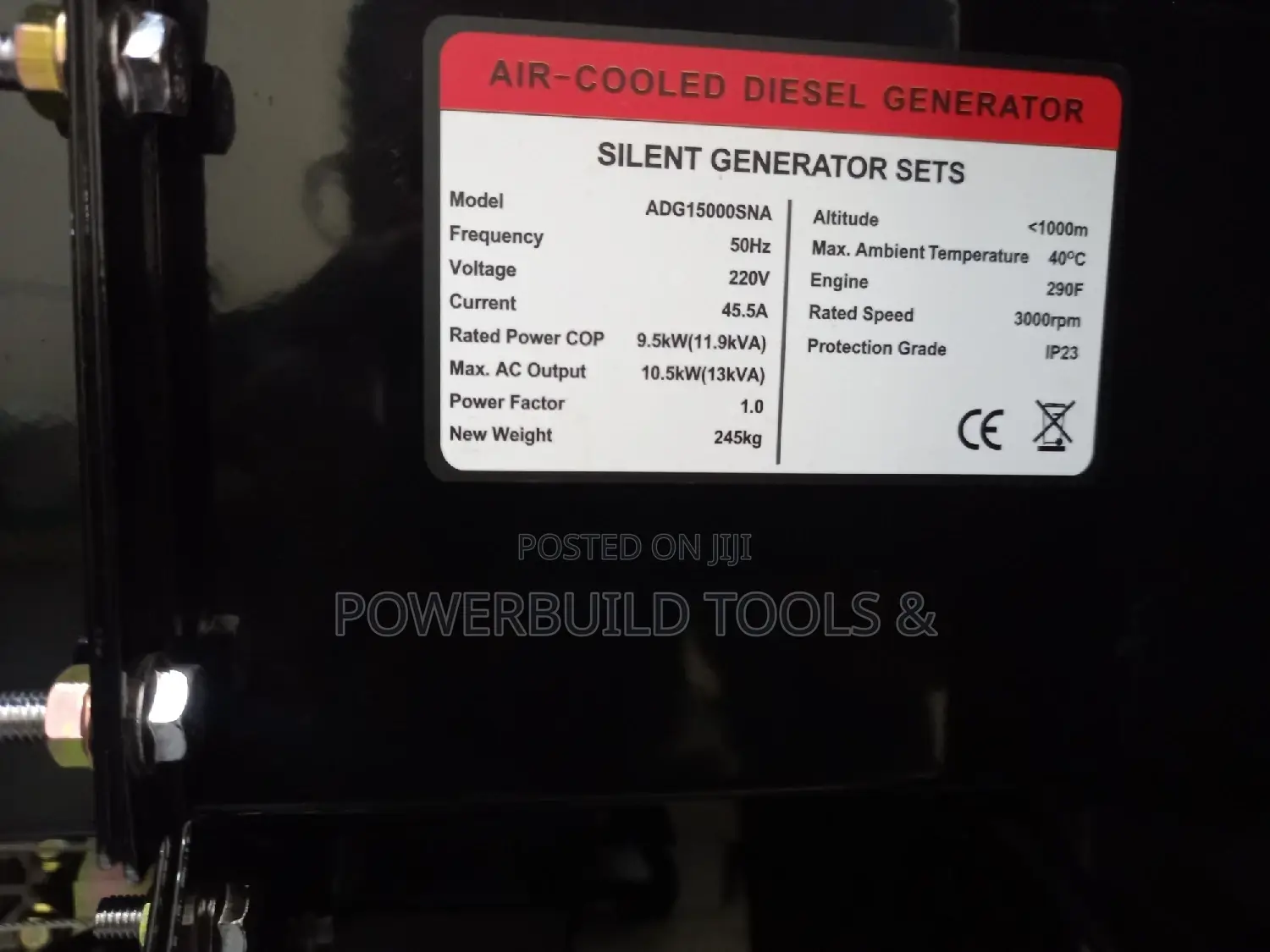 Aico Diezel Silent Generator (Adg15000sna)