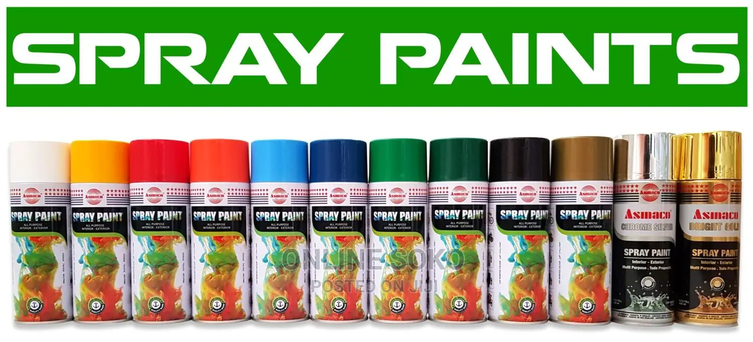 Multipurpose Interior/Exterior Colour Spray Paint Can