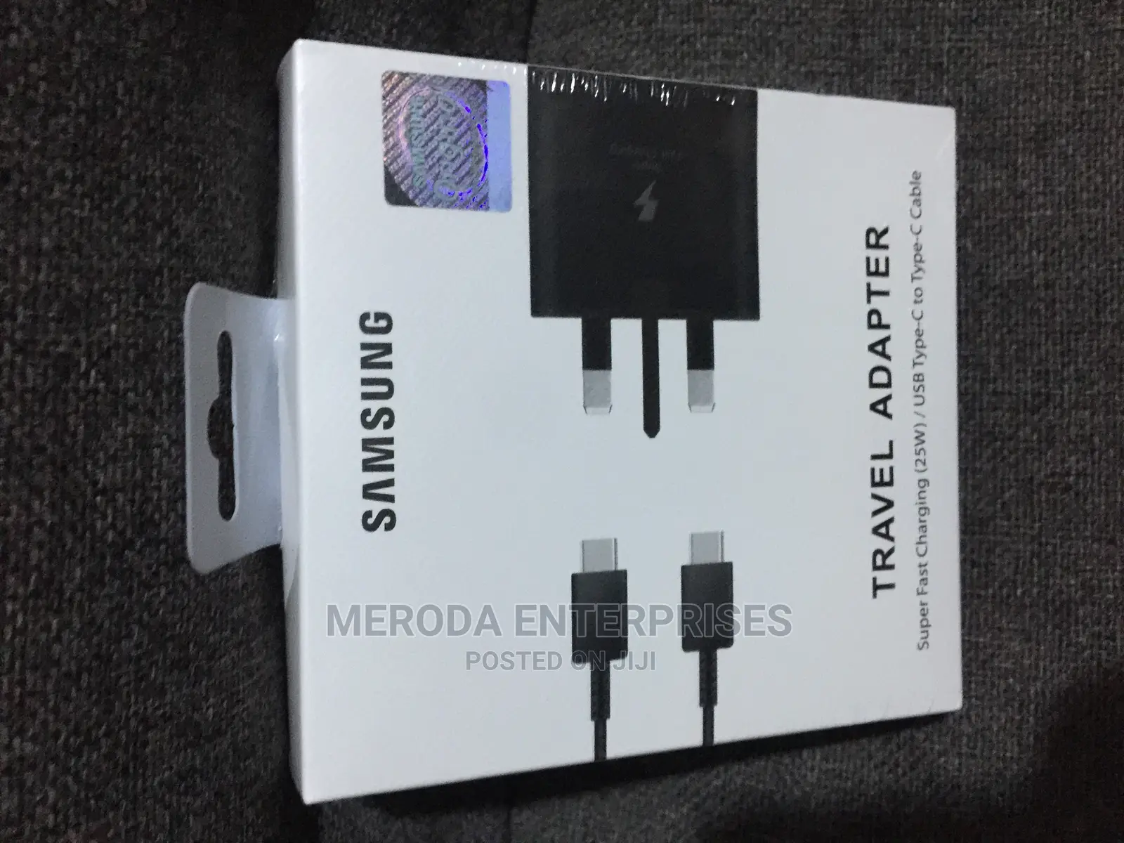 Samsung 25w Type C to C Charger Black ‘Nn